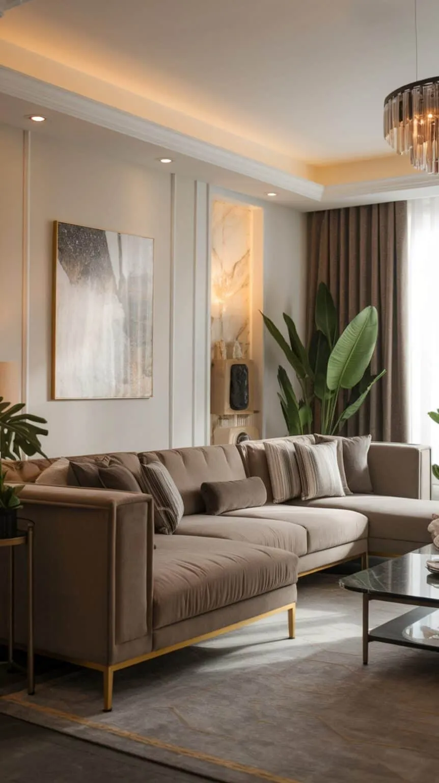 17 Stunning L-Shape Sofa Living Room Ideas for Modern Luxury