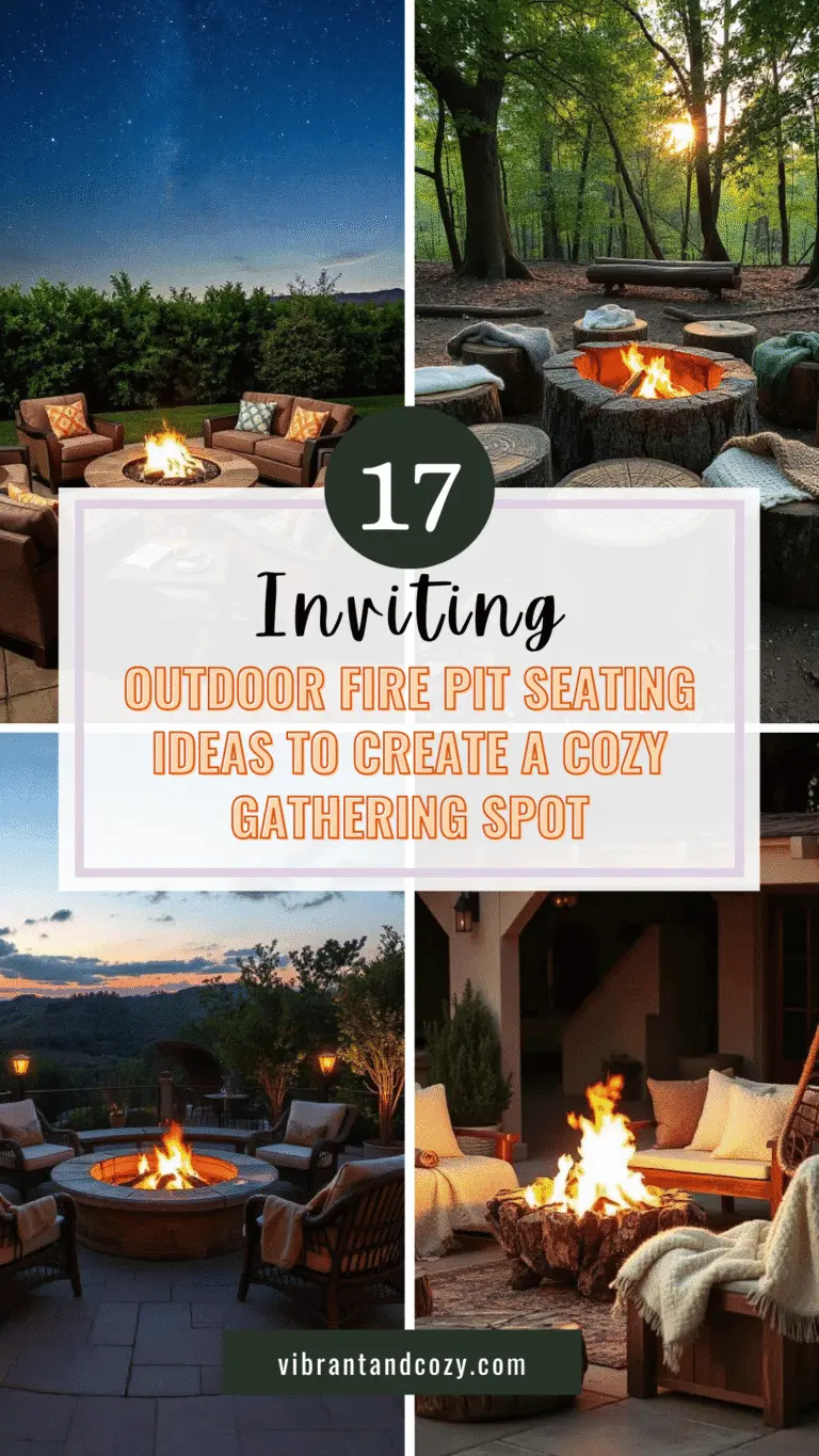 17 Outdoor Fire Pit Seating Ideas To Create A Cozy Gathering Spot
