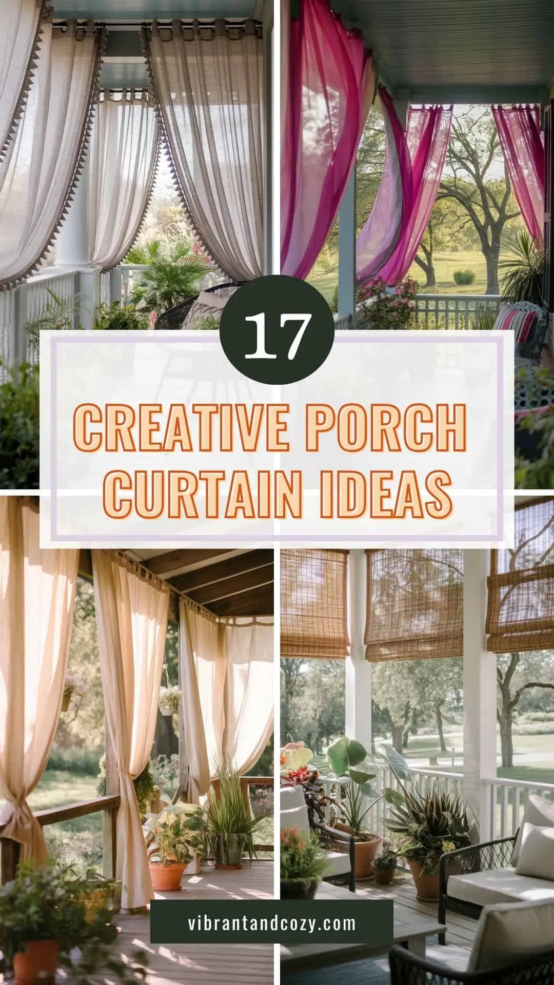 17 Creative Porch Curtain Ideas for a Cozy Outdoor Space