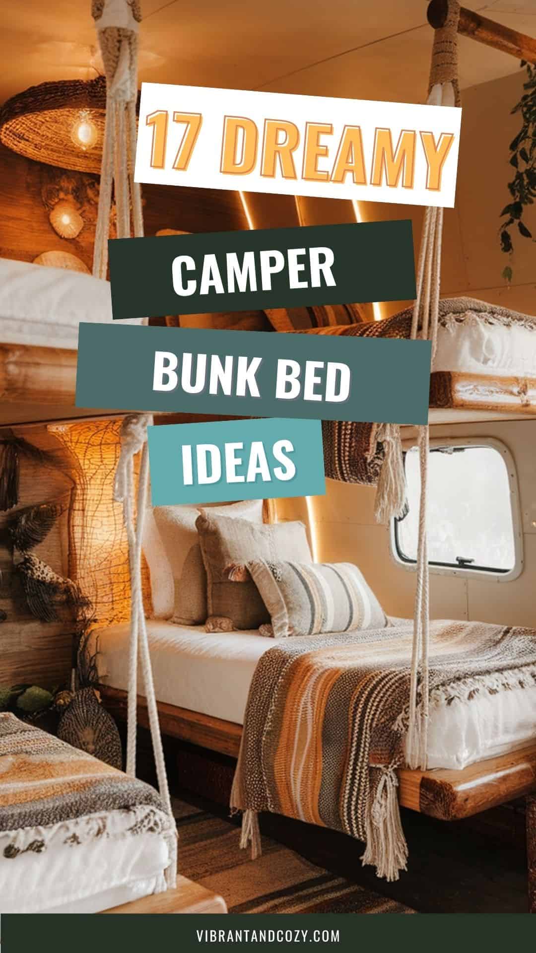 17 Dreamy Camper Bunk Bed Ideas for Your Next Adventure