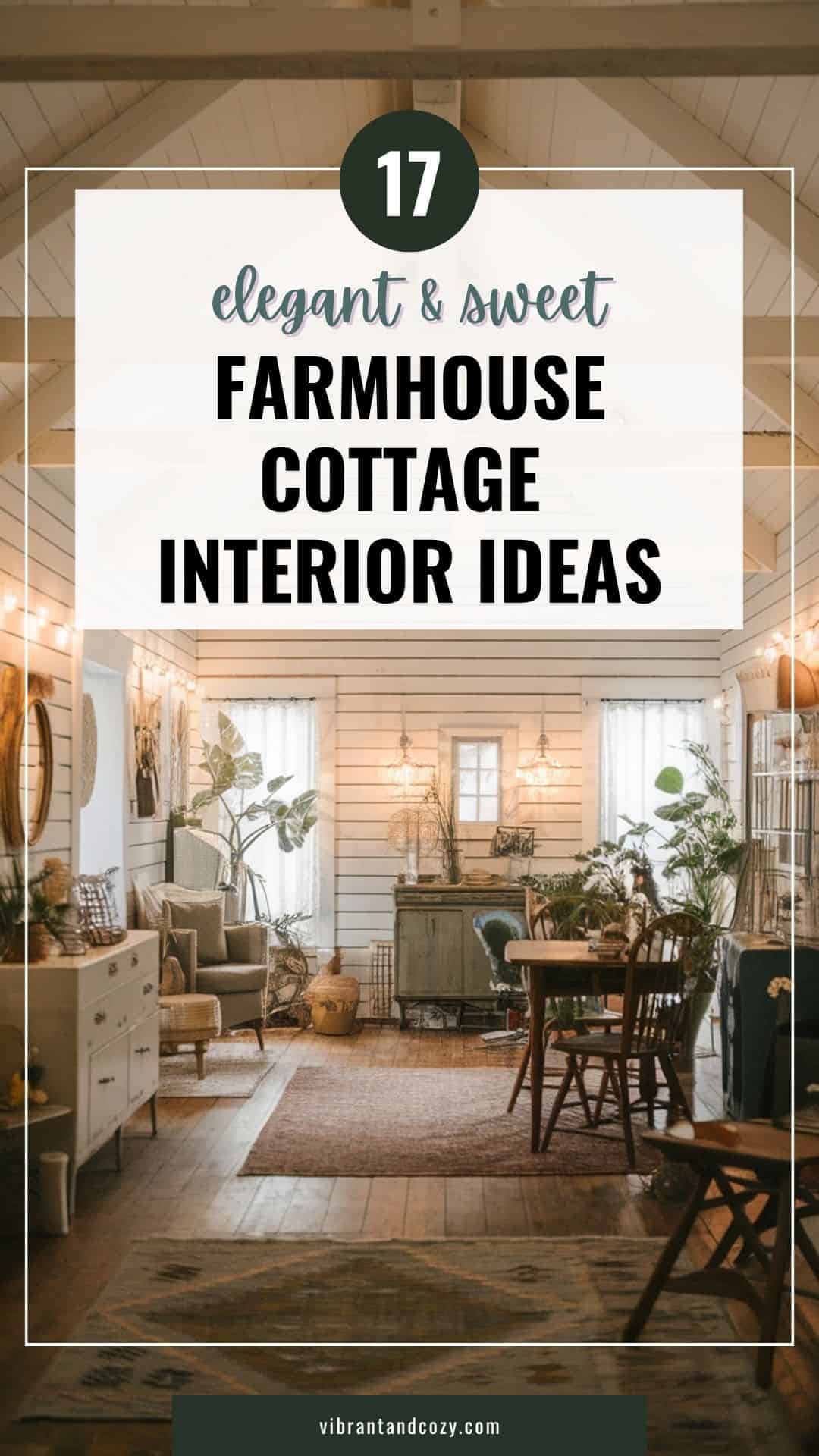 17 Charming Farmhouse Cottage Interior Ideas to Inspire Your Space