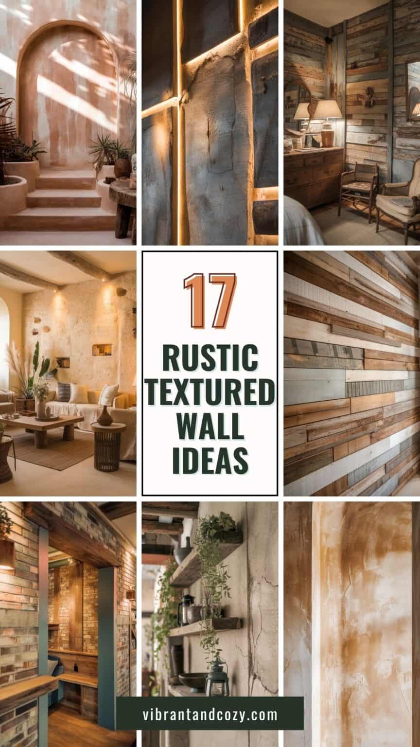 17 Stunning Rustic Textured Wall Ideas for Your Home