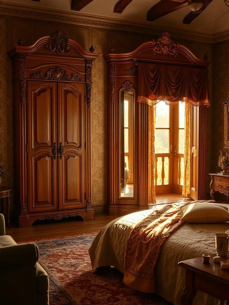 antique carved wood furniture
