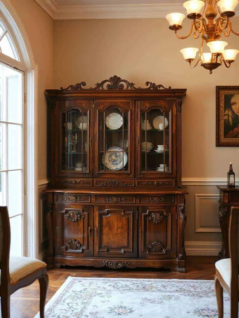 antique carved wood furniture