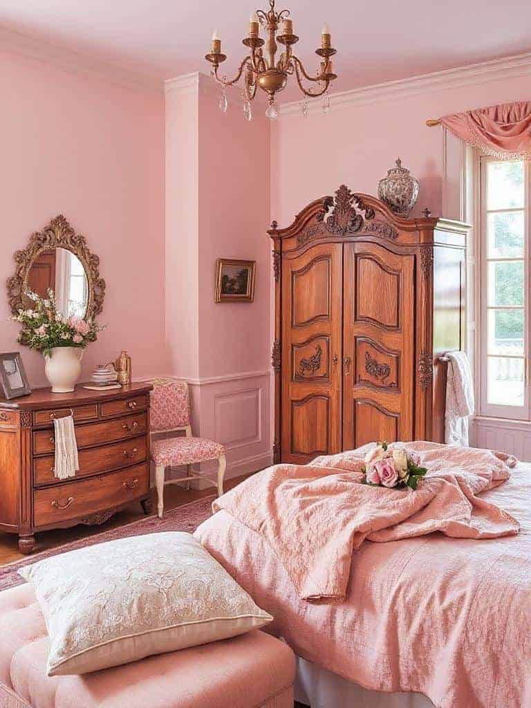 antique furniture with carvings