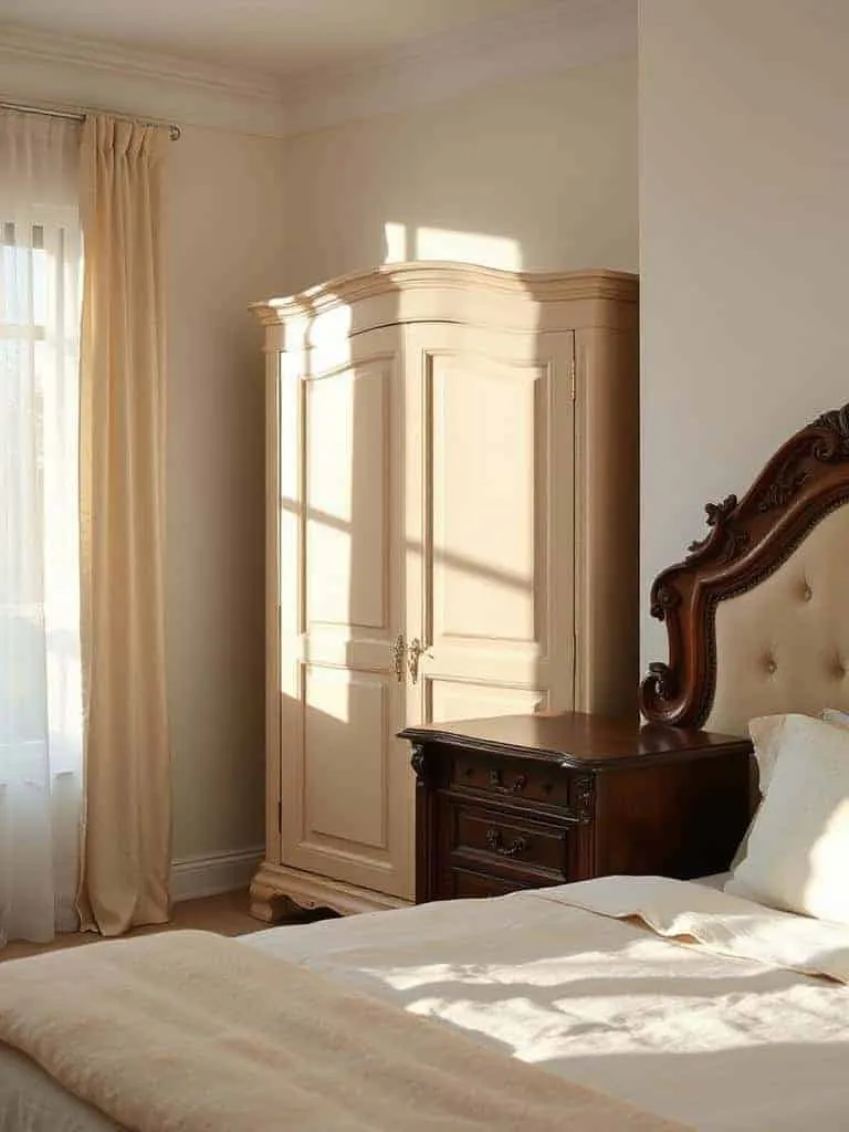 antique furniture with carvings