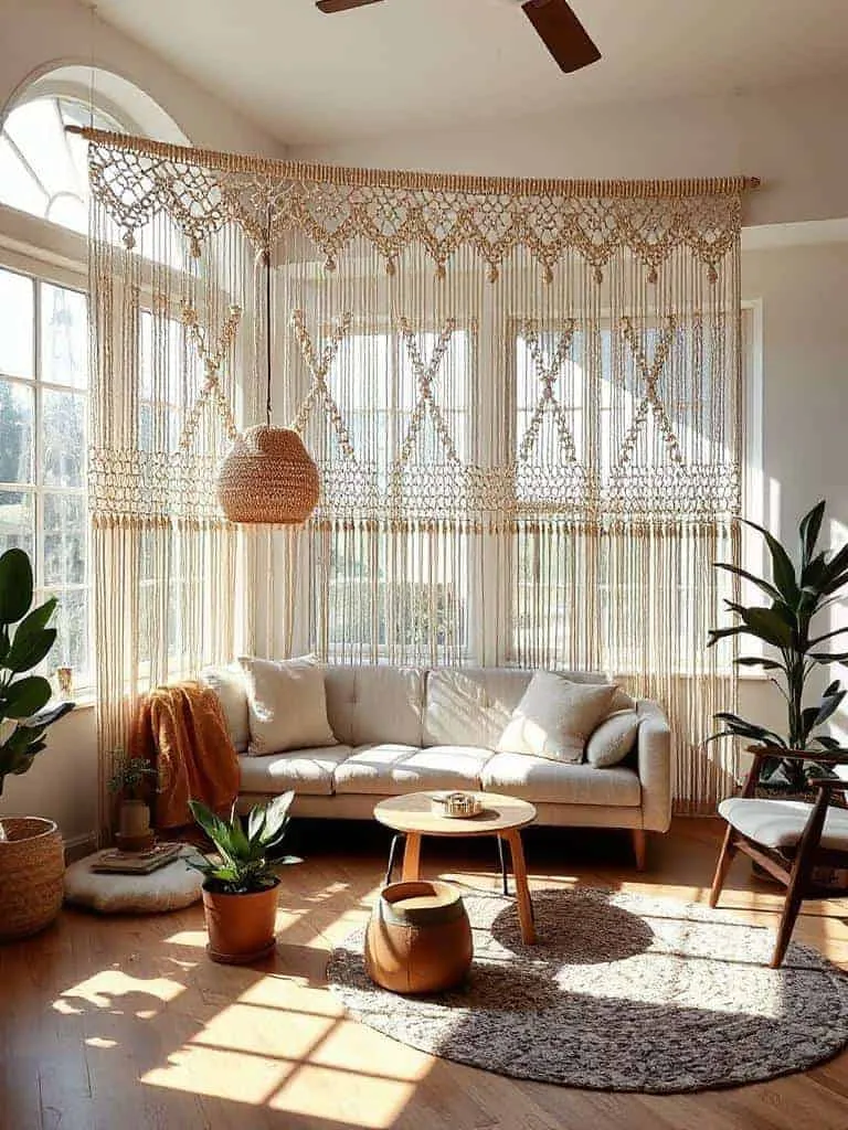 artistic macrame wall hangings
