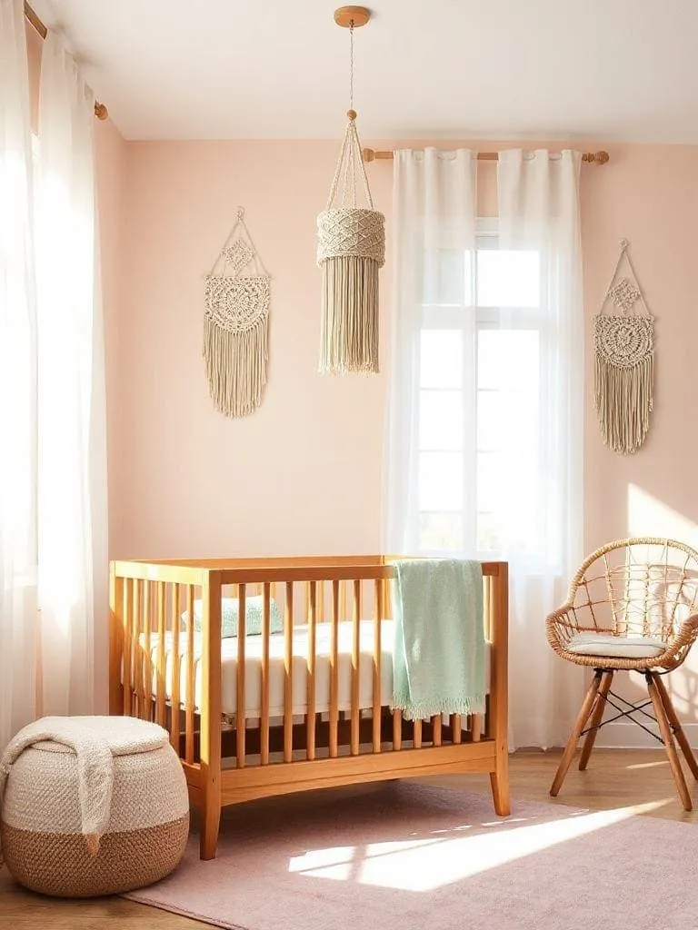 boho nursery design elements