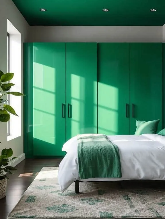 bold green wardrobe ideas
