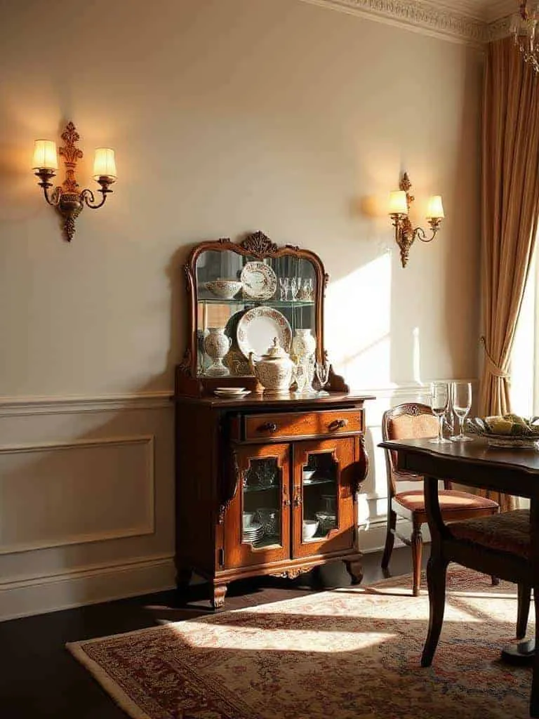 classic sconces create warmth