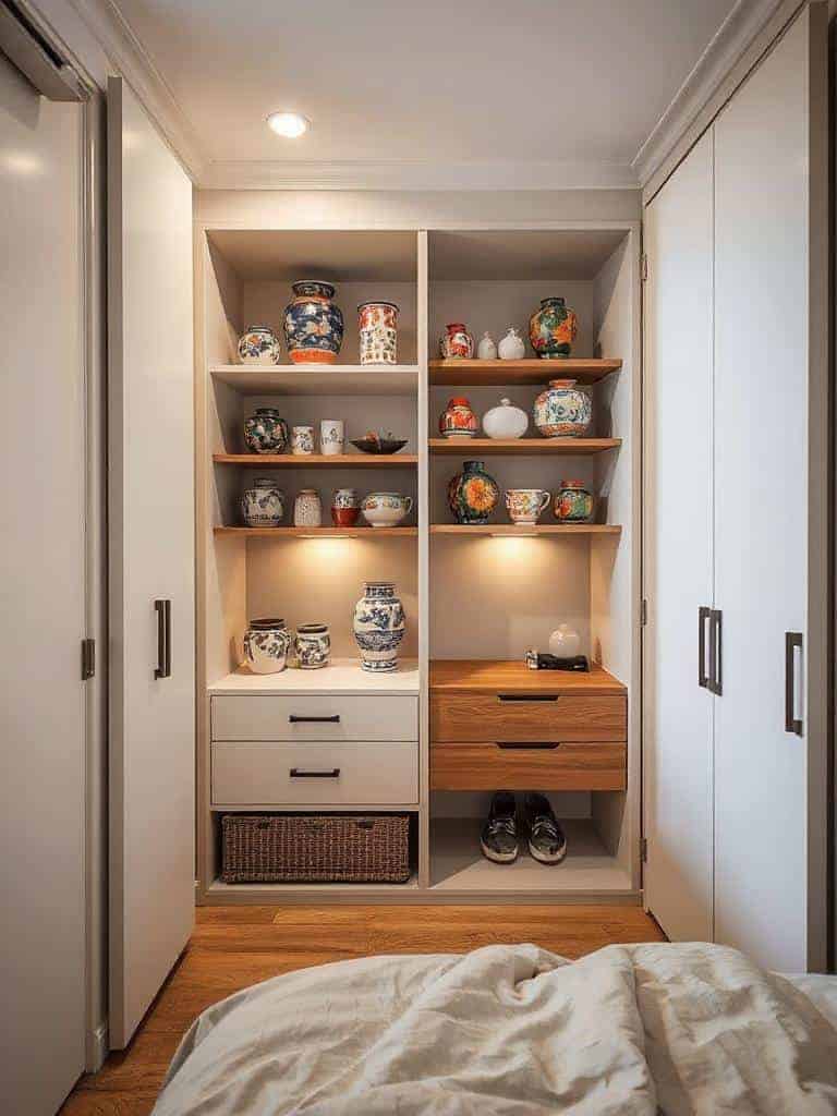 colorful ceramic decor accents