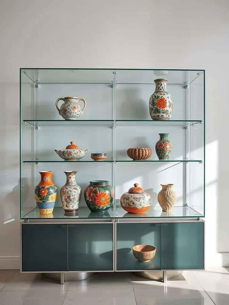 colorful hand painted ceramics