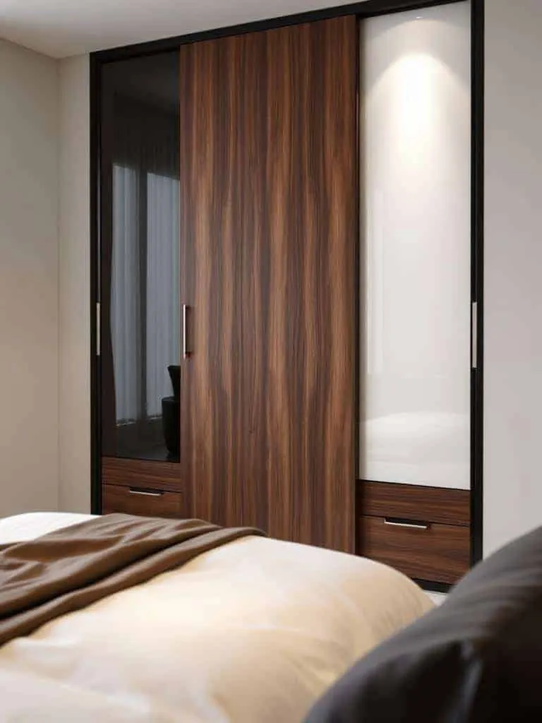 colorful sliding wardrobe designs