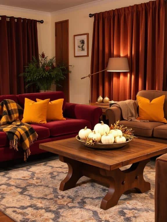 cozy and stylish autumn decor