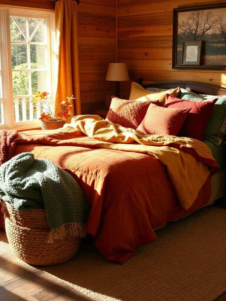 cozy autumn quilt layers
