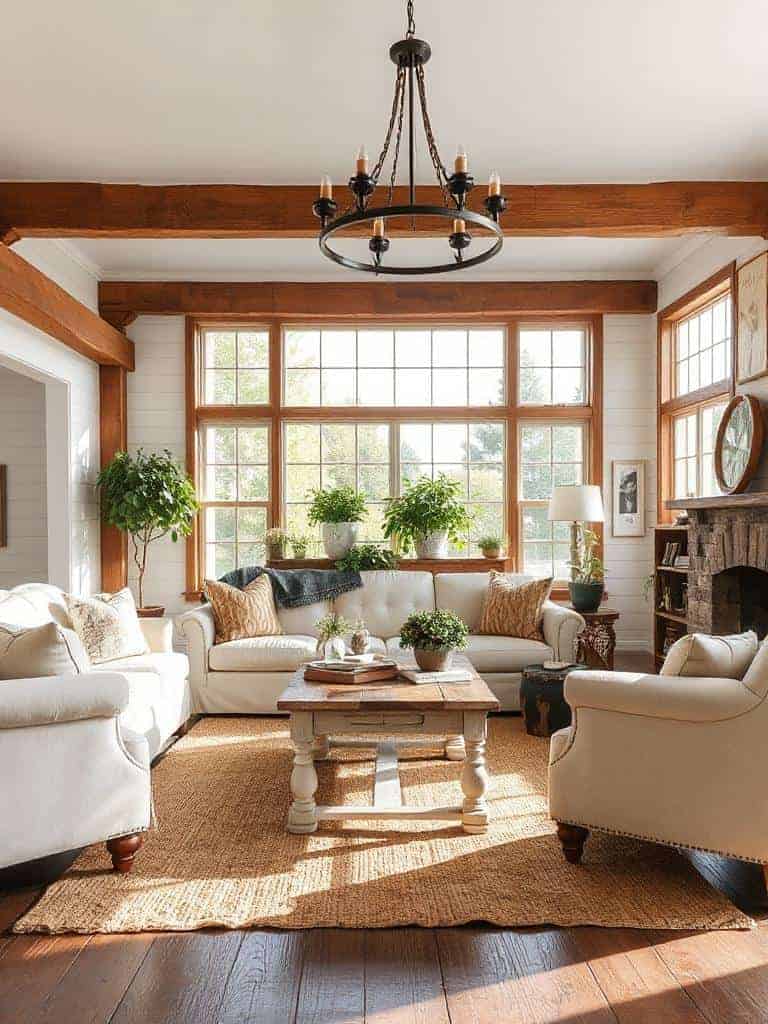 cozy countryside farmhouse decor