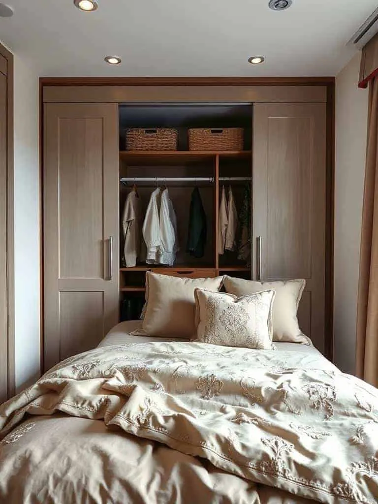 cozy layered embroidered bedding
