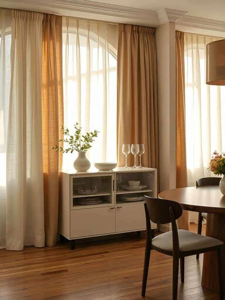 cozy linen curtains elegance