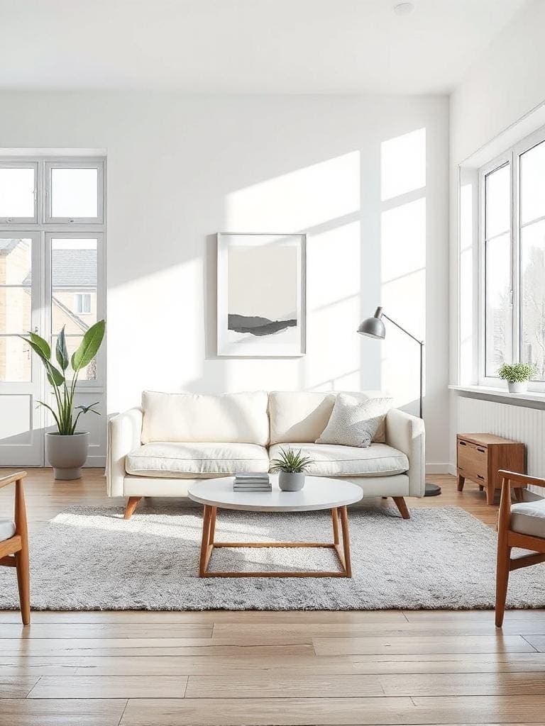 cozy scandinavian living room