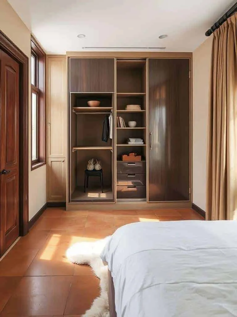 cozy terracotta with rugs