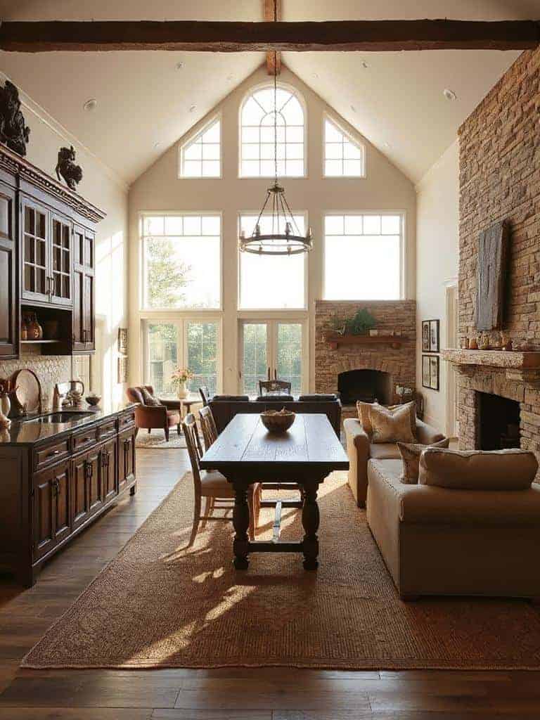 cozy traditional home atmosphere