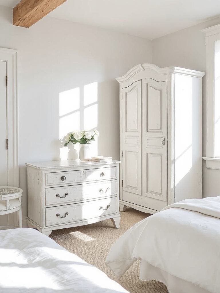 cozy vintage furniture accents