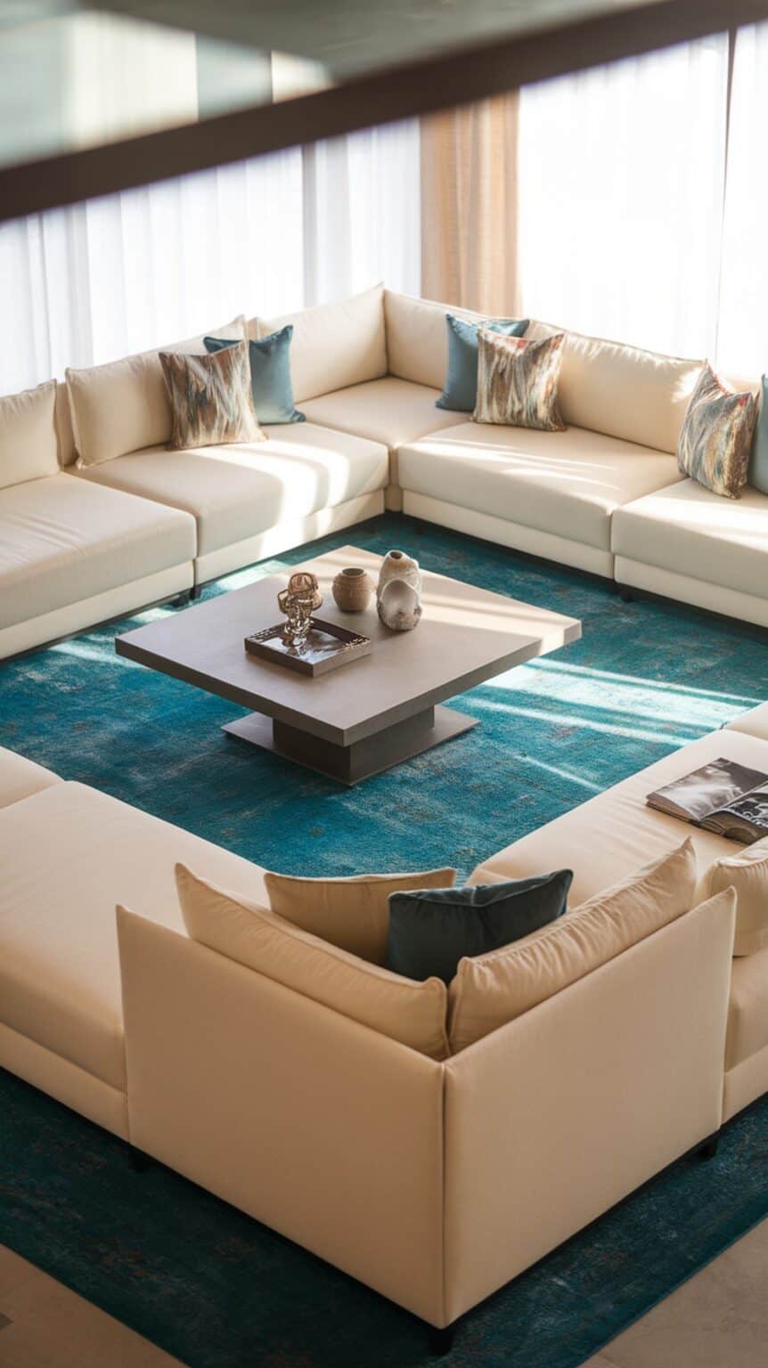 Dotted Lounge Set  Cream/Blue main image 1