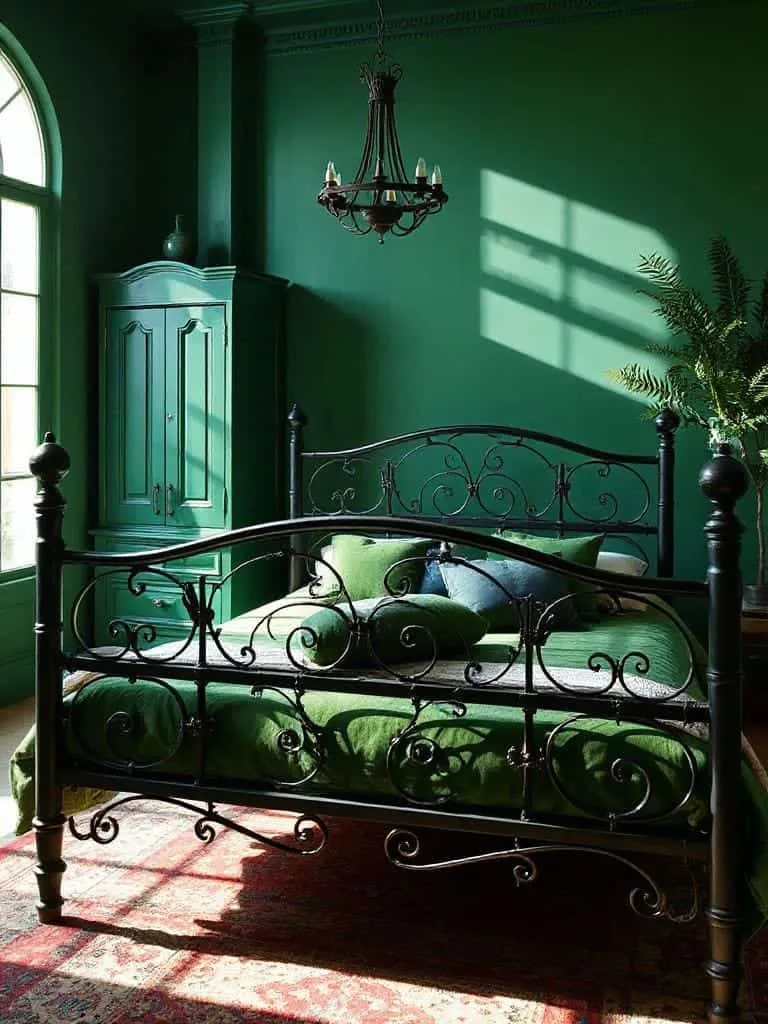curved wrought iron elegance