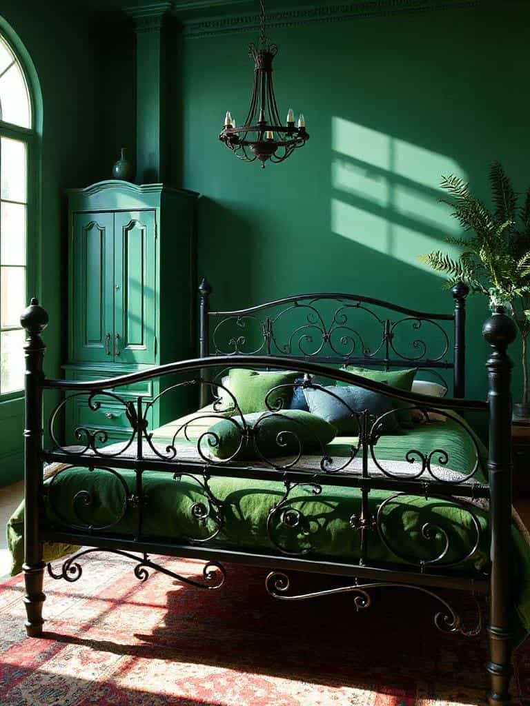 curved wrought iron elegance