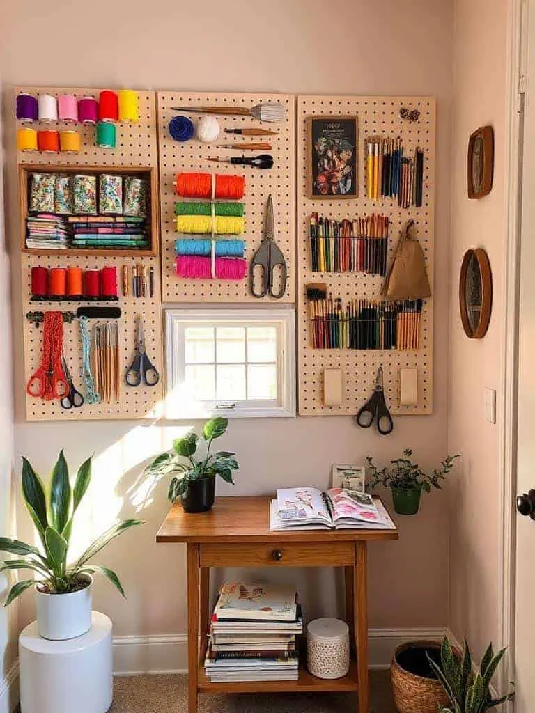 customizable wall tool organization