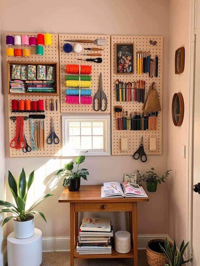 customizable wall tool organization