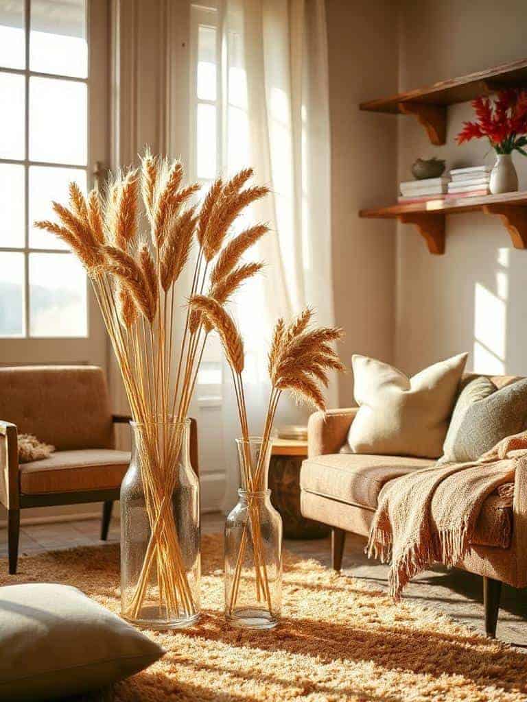 dried plants for fall decor