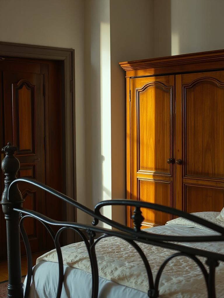 elegant curved wrought iron