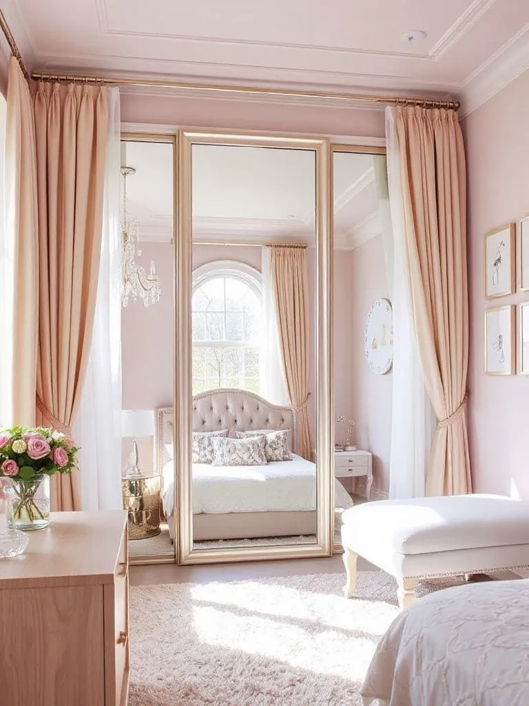 elegant full length mirrors sparkle