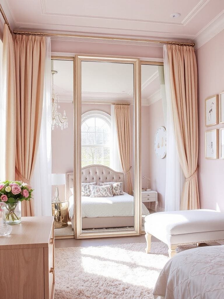 elegant full length mirrors sparkle