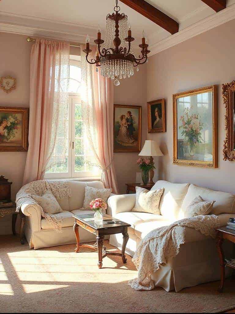 enchanting romantic artwork display