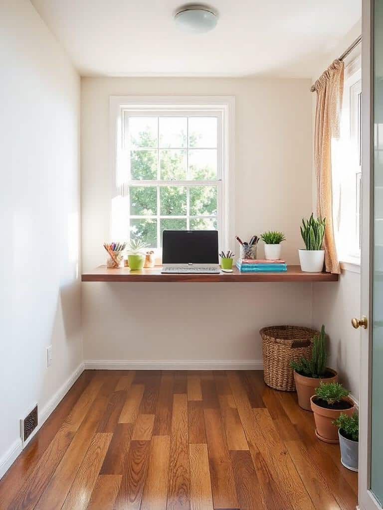 floating desks maximize space