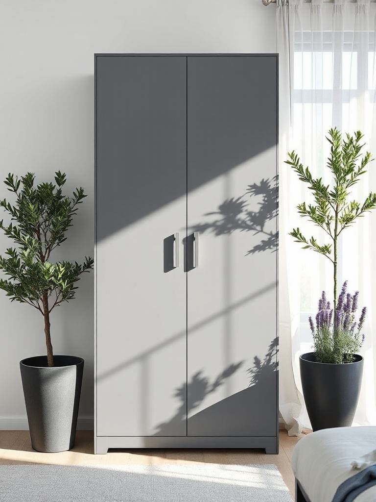 greenery for a refreshing bedroom