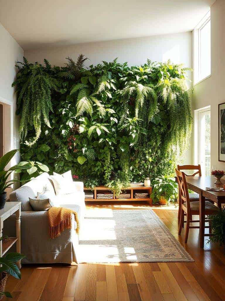 indoor vertical garden transformation