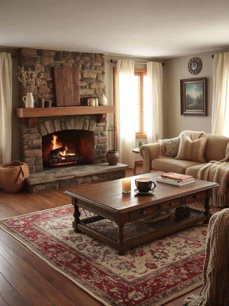 layered textures for coziness