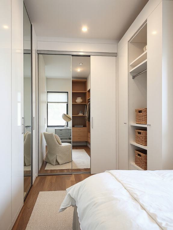 maximize small bedroom storage