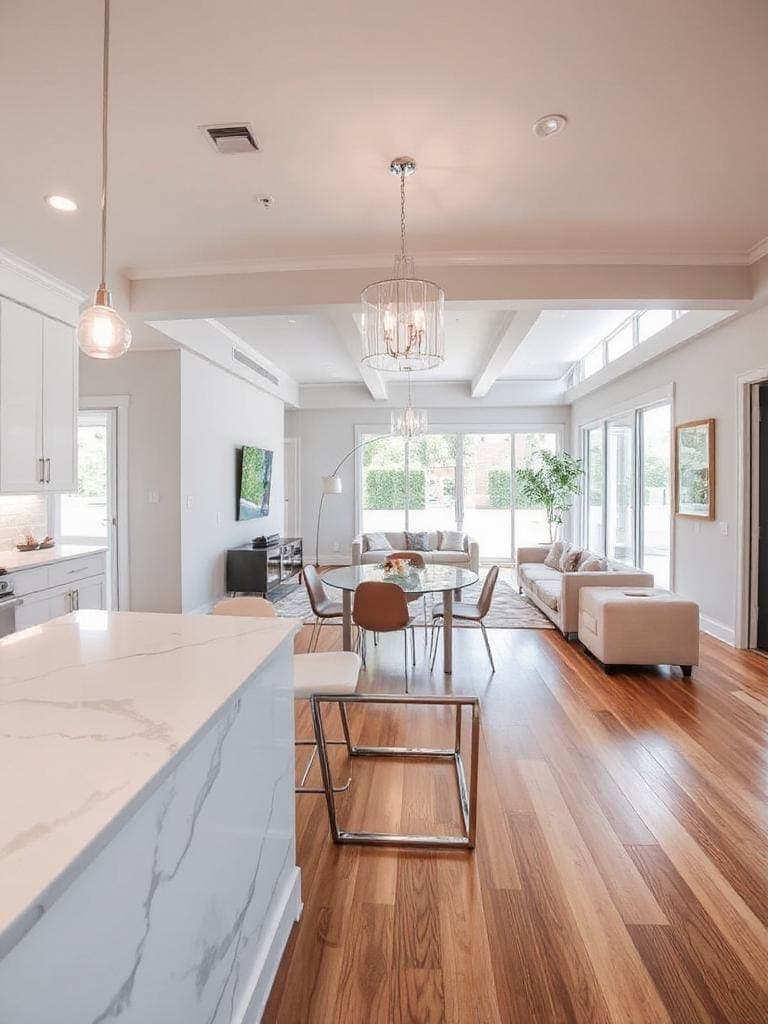 modern open living spaces
