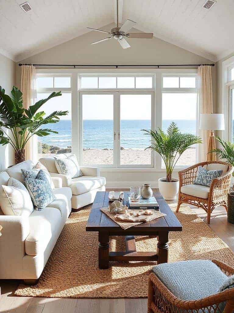 ocean inspired relaxing atmosphere