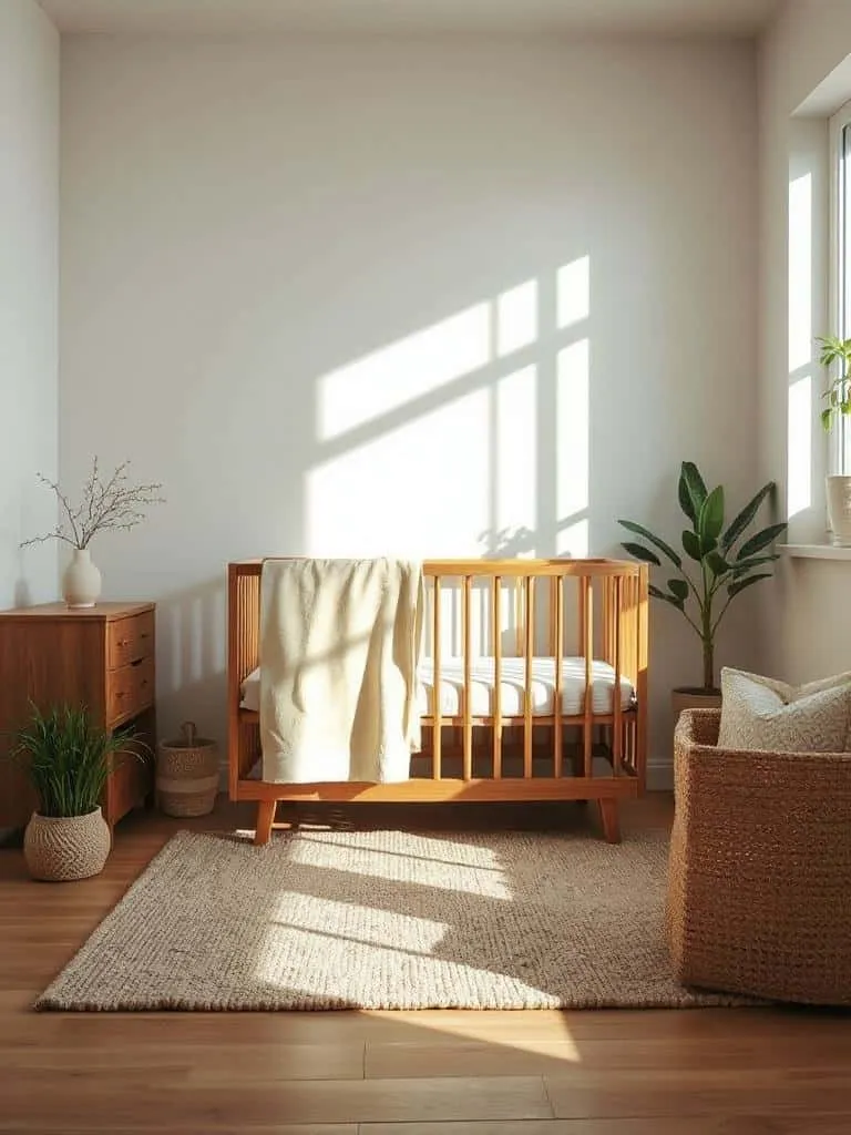 organic earthy nursery design