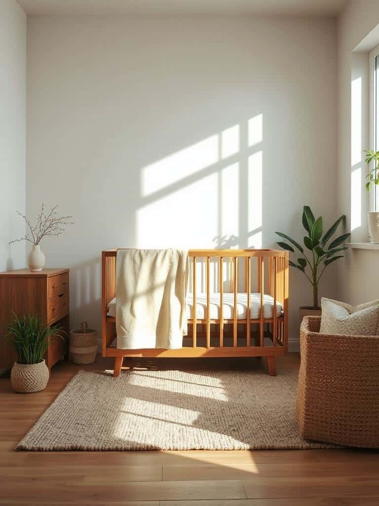 organic earthy nursery design