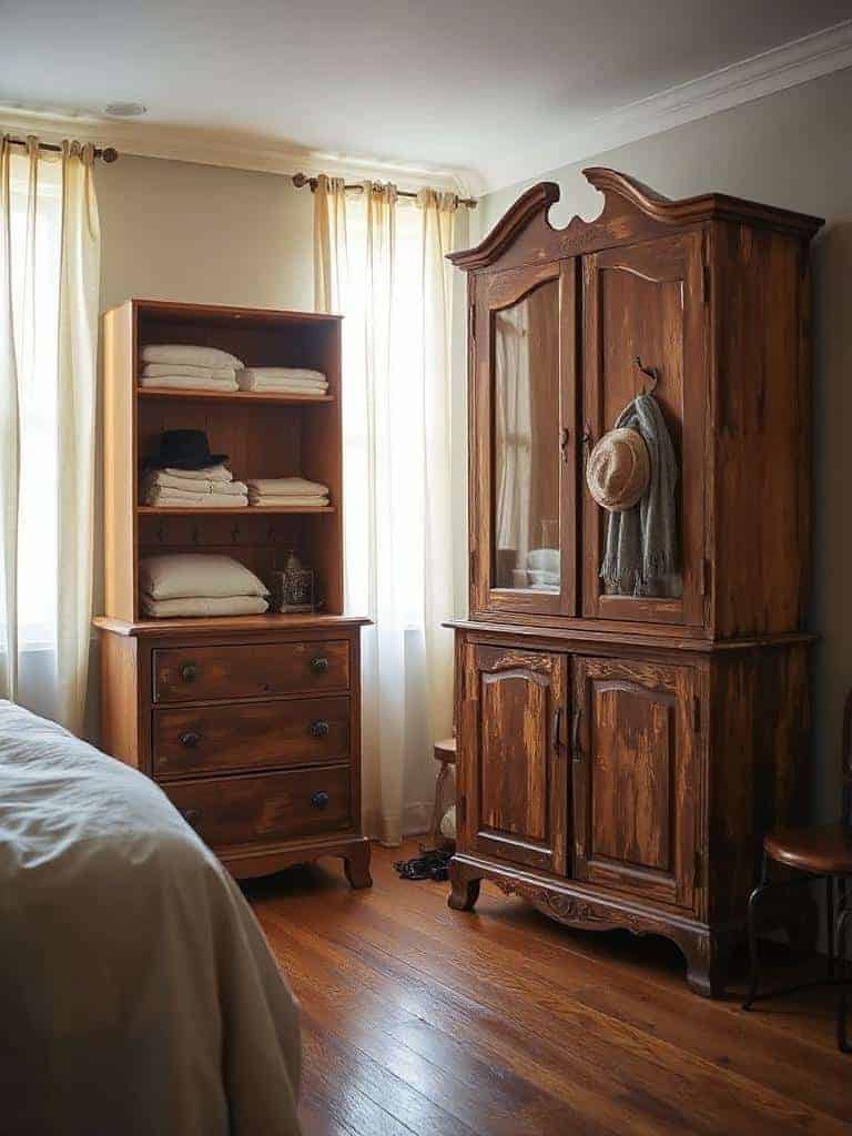patina furniture for cozy spaces