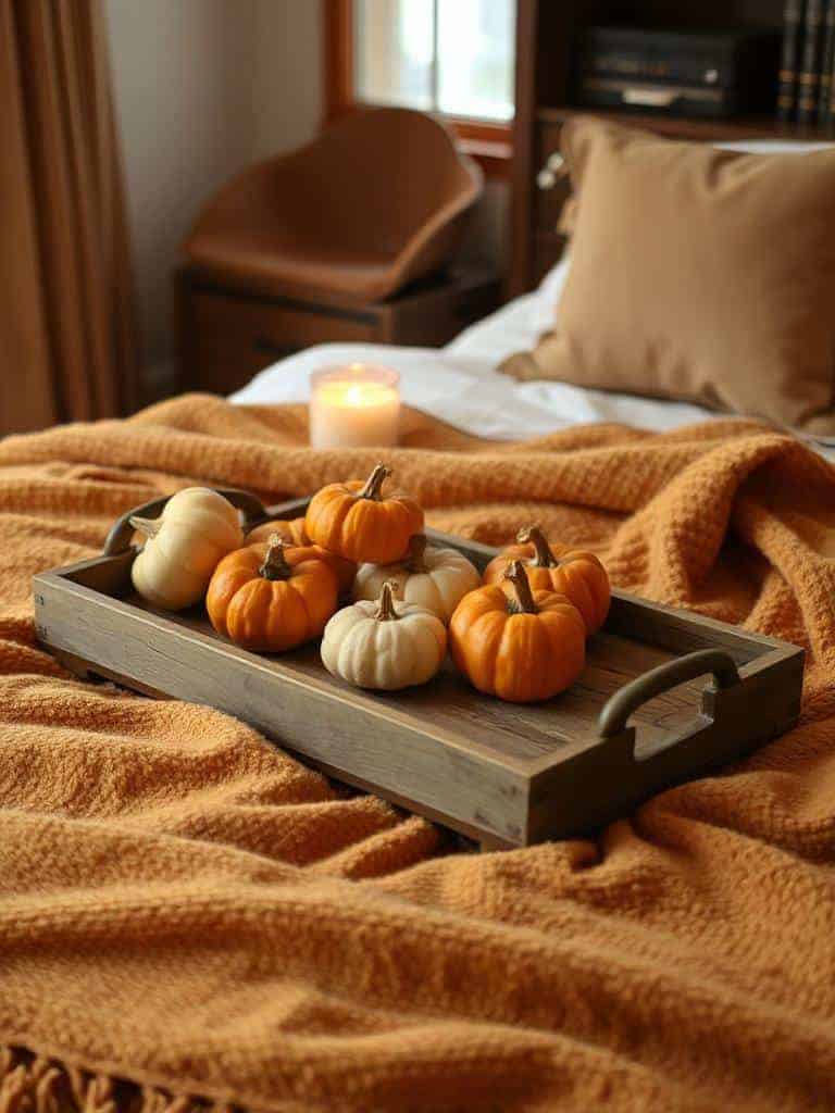 rustic fall decor idea