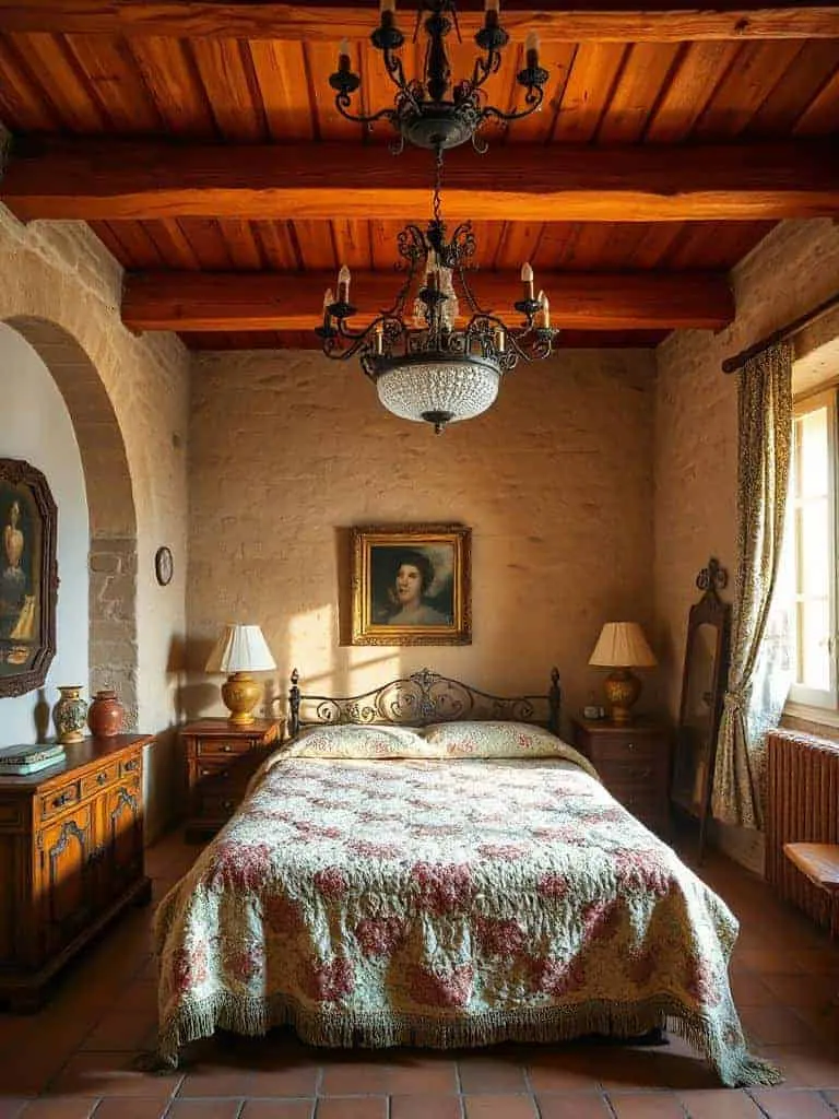 rustic wood beam ceilings