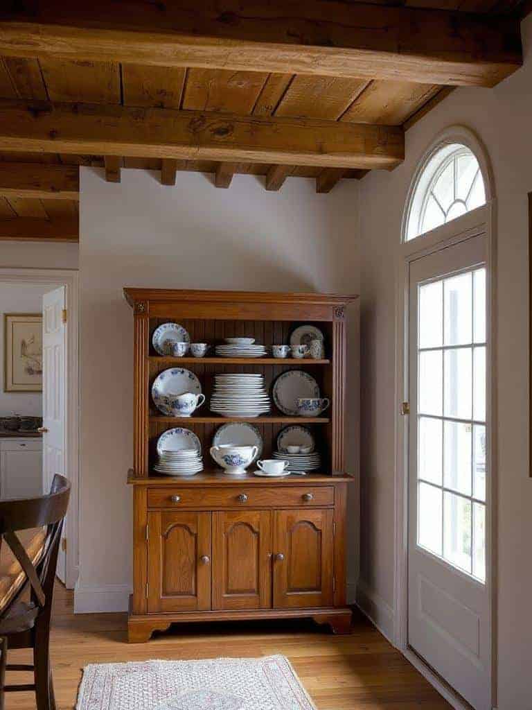rustic wood beam ceilings