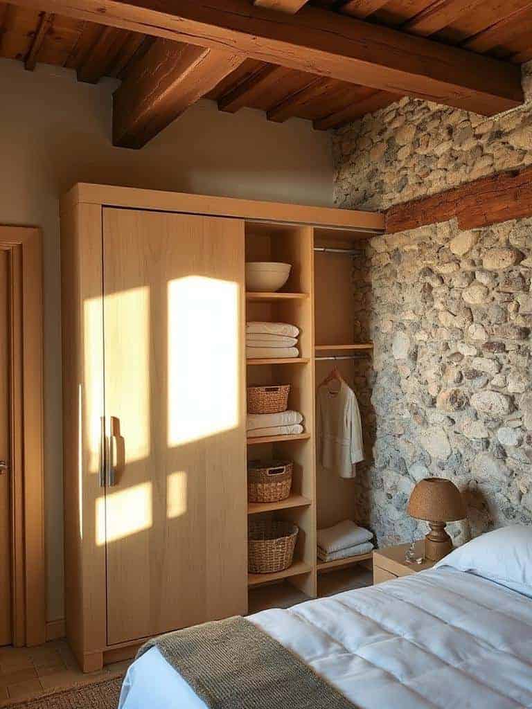 rustic wood beam ceilings